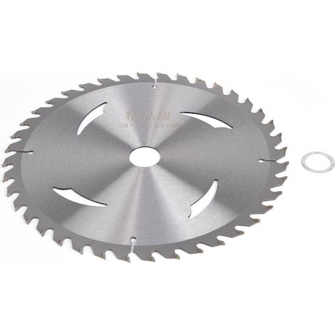 Disque de Scie à Bois Carbure 230mm 40 Dents avec Alésage 25.4mm pour Scie Circulaire (1/5)