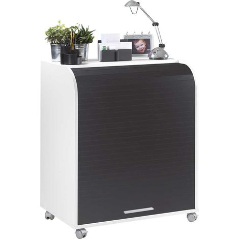 Bureau secrétaire informatique mobile moderne Dusty (1/3)