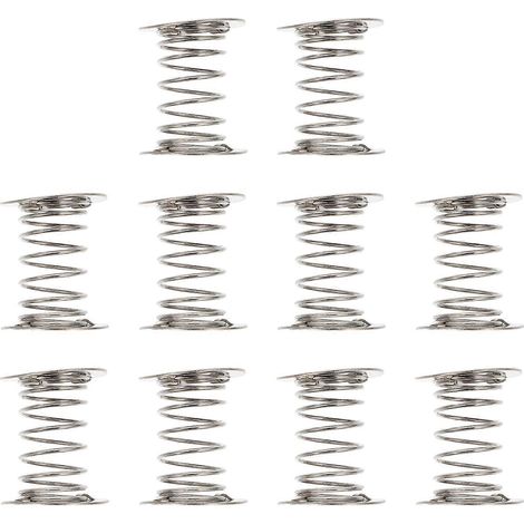 10 socles à ressort pour poupées à tête branlante, accessoires de poupées à monter soi-même (couleur aléatoire)-2.30X2.00X2.00CM-Silver