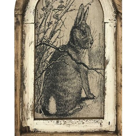 Osterhasen-Poster, Vintage-Wandkunst, Frühlings-Bauernhaus-Charme-Poster, Retro-Wanddekoration für Zuhause, Schlafzimmer, Garten (1/5)