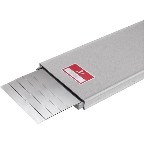 Hasberg Unterlagsfolien-Set 5-teilig 100x500 mm, rostfrei, Dicke: 1 mm 5 Stk