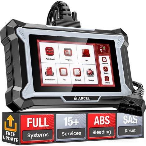 Appareil de diagnostic automobile ANCEL DS200 pour tous les systèmes, 15 fonctions de réinitialisation d'entretien, outil de détection OBDII (1/5)