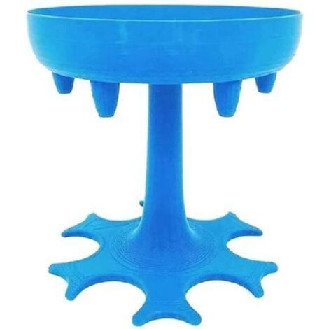 Support pour verres à shot, distributeur de boissons pour fêtes, jeu de bar, cocktail, vin, remplissage rapide, porte-outils, distributeur de spiritueux (bleu) (LGL)-AquaForge