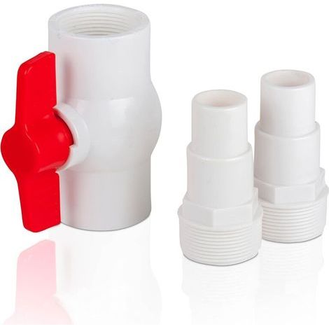 Gre AR512 - Vanne d'ouverture avec 2 connecteurs filetés. Compatible avec des diamètres de 32 à 38 mm. (1/5)