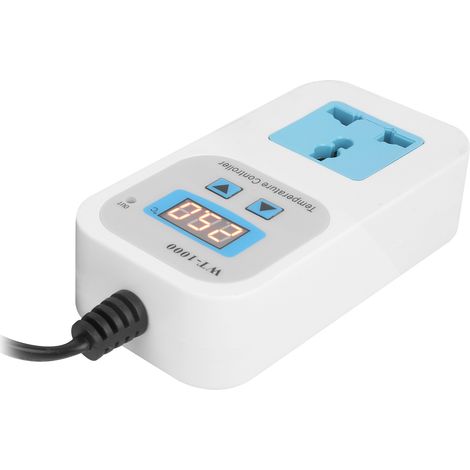 Einstellbarer elektronischer Thermostat, 10-A-Smart-Stecker WT-1000, automatische Temperaturregelung, EU-Stecker 110–220 V, Heizungsregler für den Hausgebrauch (1/5)