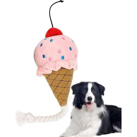 Jouet sonore pour animaux de compagnie - Jouets couineurs - Coton doux - Apaisant - Lavable en machine (1/4)