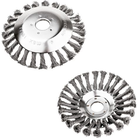 Brosse métallique pour désherbeur 152 x 25,4 mm NAC (1/3)