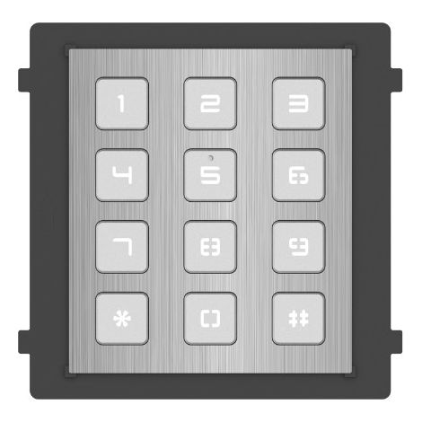 Hikvision DS-KD-KP S clavier acier inoxydable sécurisé