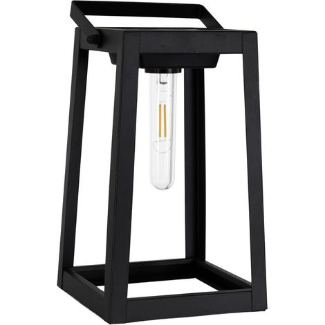 Naeve LUCIE Lampadaire solaire portable à LED, noir, capteur d'aube et de crépuscule, 3 000-3 500 K, IP44 (1/5)