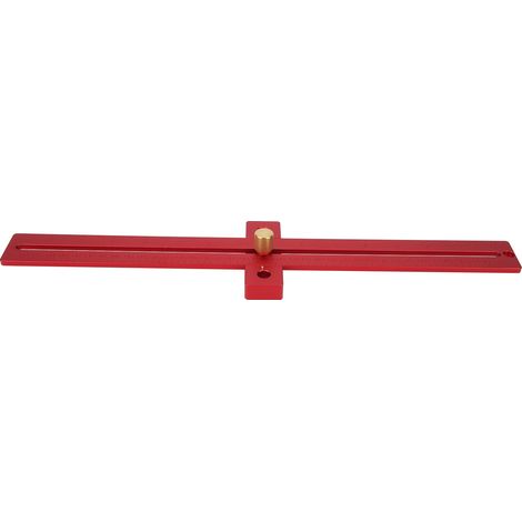 Règle de traçage pour le travail du bois, type T, outil de mesure en alliage d'aluminium, 0-370 mm