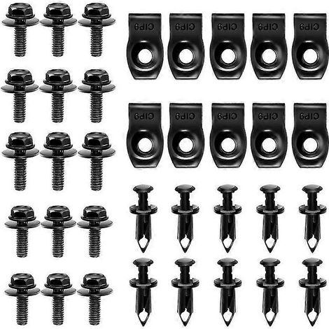 Kit de fixation pour cache sous moteur, boulons de carrosserie pour Nissan (1/5)