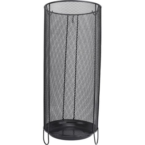 Rack de Support en métal Rond, Porte-Parapluie Debout bac, Cannes de Marche Porte-bâtons pour entrée, Maison, hôtel de Bureau (Style 1) (1/5)