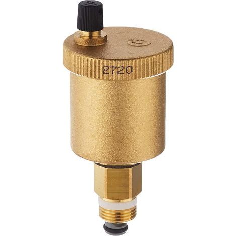Automatic Air Vent 3/8", Brass, Self-Sealing, For Heating System (1/4)