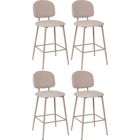 Taburete de bar Kamili beige H108,5cm - Atmosphera créateur d'intérieur (1/5)