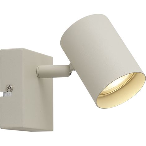 QAZQA Faretto da soffitto moderno beige orientabile - Jeana