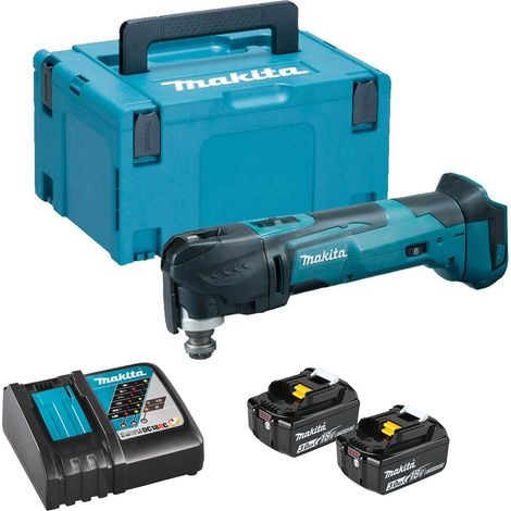 Makita DTM51RFJ 18V LXT Cordless Multi Tool Kit - 2x 3Ah Batteries, Charger & MAKPAK 3 Case (1/3)