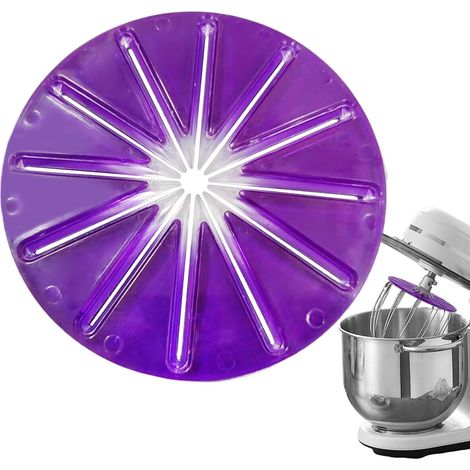 Protecteur Anti-éclaboussures - 1 Pièce - Silicone - Pour Fouet 6 Fils - Compatible Bols En Verre (1/5)