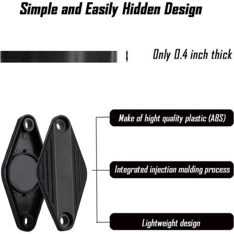 Support GPS pour Vélo, Porte Anti-Perte Compatible AirTag, Accessoire Vélo Électronique (1/5)