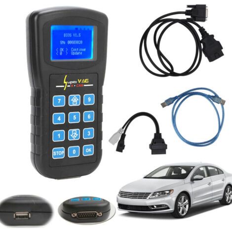 Lecteur de Code PIN de Diagnostic K + CAN V4.8 Correction de Kilométrage Remplacement pour Bora A6 A8 A4,de dyk.Trywise (1/4)