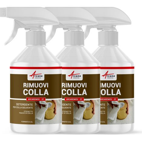 Rimuovi colla, Solvente per eliminare la colla - ARCAREMOV - 57 - 1,5 L (3 x 0,5 L)  - ARCANE INDUSTRIES