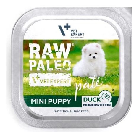 Paté de Pato Mini Cachorro RAW PALEO 150g