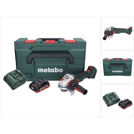 Metabo WVB 18 LTX BL 15-125 Quick amoladora angular sin cable 18 V 125 mm sin escobillas + 1x batería recargable 4,0 Ah + cargador + metaBOX (1/5)