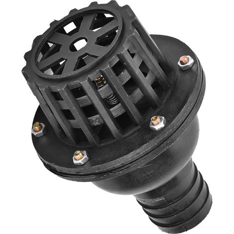 Clapet anti-retour plat PVC noir Diamètre 2 pouces Pour pompe à eau Empêche reflux et vidange Pour arrosage, piscine et aquarium (1/5)