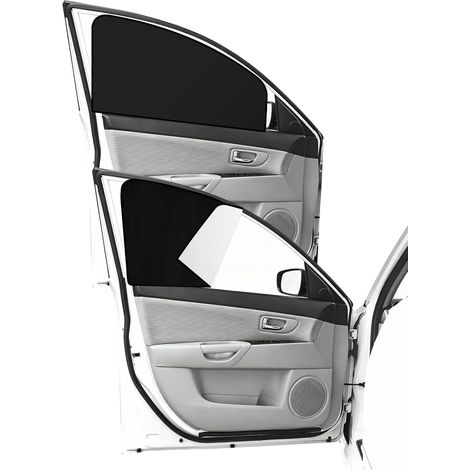 Pare Soleil Voiture Bébé,Rideaux Magnétique Protection Solaire Pliable,Pare-soleils Magnétiques pour Fenêtre Latérale de Voitures,Convient à la Plupart des SUV,Berlines (Argent, Fenêtre Avant) (1/5)