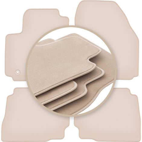 PREMIUM beige Matten für: Ford Mondeo MK4 Liftback, Limousine, Kombi 2007–2012