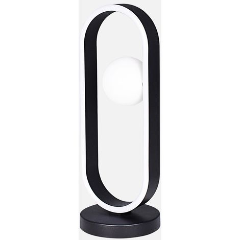 Sobremesa Fermoselle 10w+3w 4000k Negro 41,5x15x15cm 1105lm