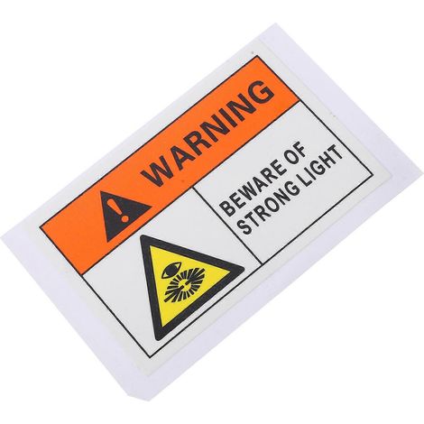 Étiquettes adhésives d'avertissement de sécurité pour les équipements (1/5)