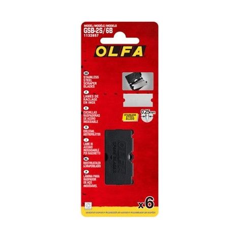 OLFA-GSB-2S/6B CUCHILLA PARA GSR-2 40X18MM-AGHASA