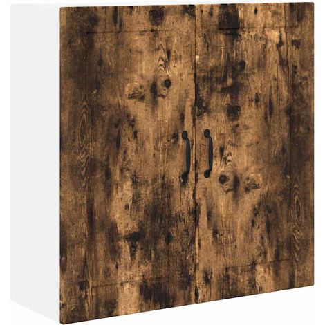 Meuble mural de cuisine，Armoire de cuisine avec étagère Chêne fumé 80 x 31 x 80 cm CFW66198 (1/5)