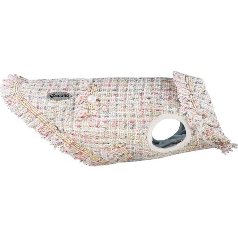 Cappotto in tweed con interno in pile e dettagli in perla Mademoiselle per cani: XS lunghezza 30 cm