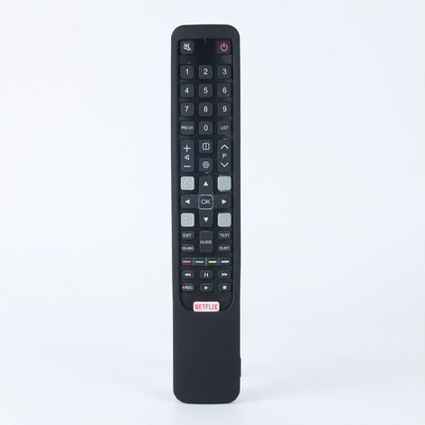 Télécommande de remplacement TCL RC802N – Compatible Thomson Smart TV – Alimentation 2 piles AA – Matériau silicone – Dimensions 230x45x15mm (1/4)