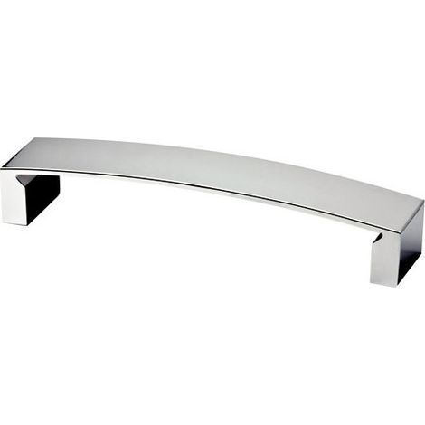 Poignée zamak - Décor : Inox - Entraxe : 160 mm - Hauteur : 33 mm - Largeur : 35 mm - Longueur : 170 mm - Matériau : Zamac - ITAR