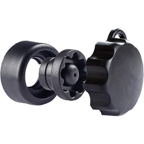 Bouton de sécurité antivol pour moto, bouton en ABS étanche, compatible avec les supports de navigation et les supports de téléphone portable, angle réglable. (1/5)