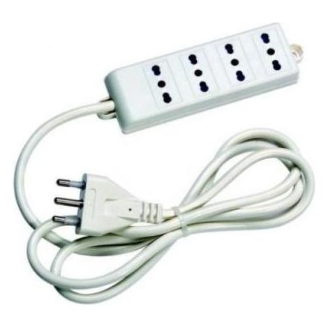 Regleta Nilox MG60046 blanca 2500 vatios 4 enchufes (1/2)
