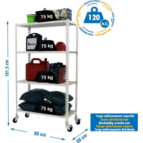 Simonrack Scaffale Metallico dal Design Pratico e Moderno