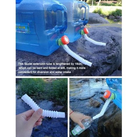 8L Jerricane d’Eau avec Robinet, Reservoir Eau Camping Car, Bidon d'eau avec Poignée, Bidon Alimentaire sans BPA, Bidon Plastique (1/4)