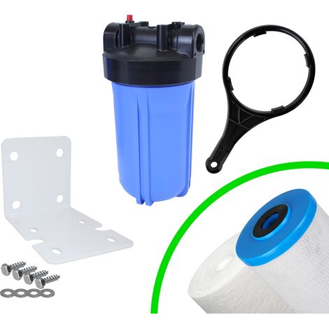 Kit Carter porte filtre complet FHPP-10BB Big Blue 10'' entrée/sortie 1'' femelle - Crystal Filter® (1/5)