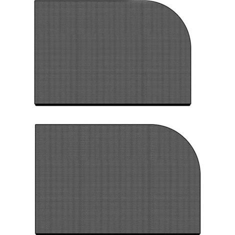 Sonnenschutzsocken fürs Auto – 110 x 53 cm – Atmungsaktives Netzgewebe, UV- und Mückenschutz – Für die Rückbank – Universell – 2 Stück (1/5)