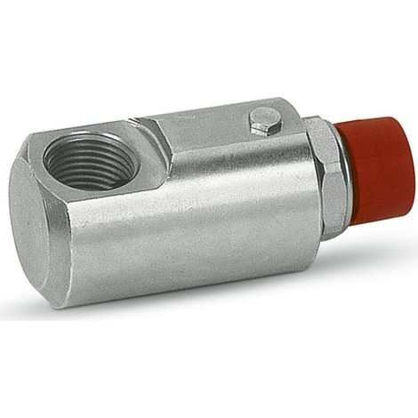 Articulación giratoria de 90°, rosca de 1". (1/3)