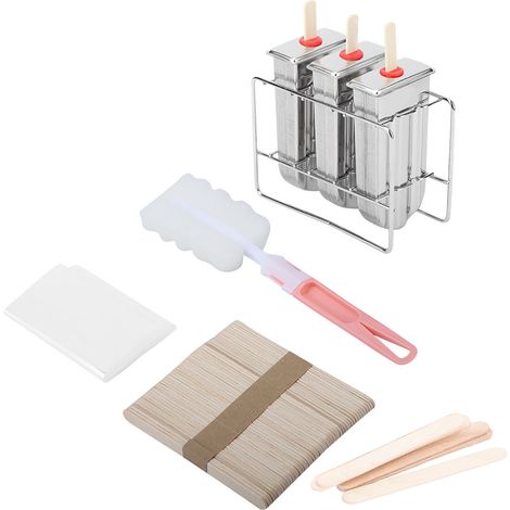 RIZGHWOY 3pcs Moule de Crème Glacée à Tête Ronde Moule de Crème Glacée en Acier Inoxydable de DIY 304 en Acier Inoxydable Fuite étanche avec un Soudage sans Couture (1/5)