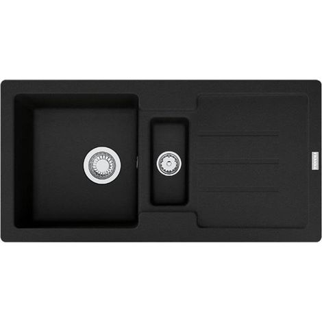 Franke Einbauspüle Strata STG 651-86 Fragranit+, Excenterventil Black Matt (1/3)