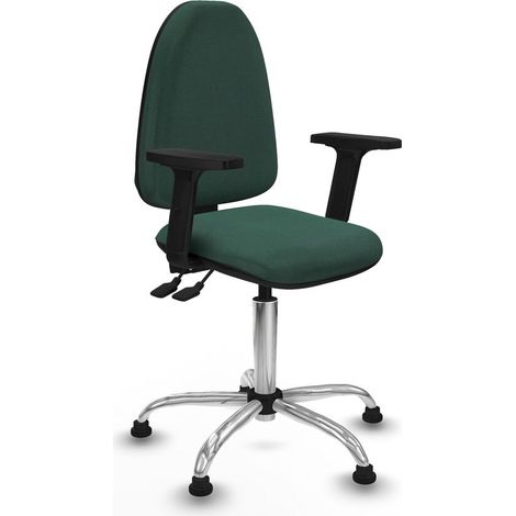 Sedia da Ufficio Piqueras y Crespo A√Ωna AS bali verde botella brazos 2D base cromada topes Verde (1/5)
