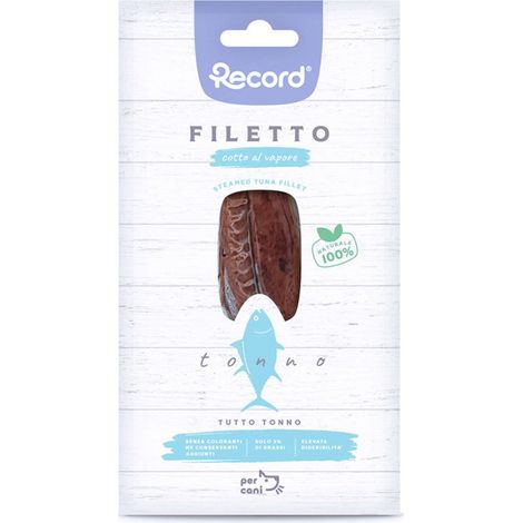 Gedünstetes Filet mit Thunfisch Premium Single-Protein-Snack für Hunde 24 Packungen zu je 25 g.
