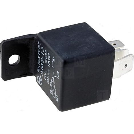 AUTORELAIS 12Vdc 1Cto Geschaltet 80A 1,8W
