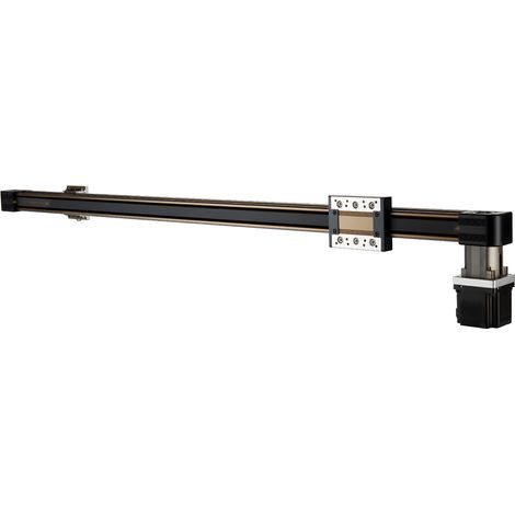 Mophorn Guida lineare con trasmissione a cinghia,attuatore per movimento lineare CNC con motore passo-passo Nema34,corsa utile di 1300mm,ideale per macchine per incisione,fresatrici CNC e stampanti 3D