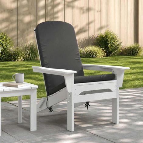 vidaXL Coussin de transat ensoleillé GEMERT 100 % polyester Anthracite (1/5)
